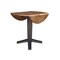 International Concepts 42 in. Solid Wood Round Dual Drop Leaf Dining Pedestal Table - 36.3 in.High in Hickory/Washed Coal K45-42DPT-23B-36 - alternate 8